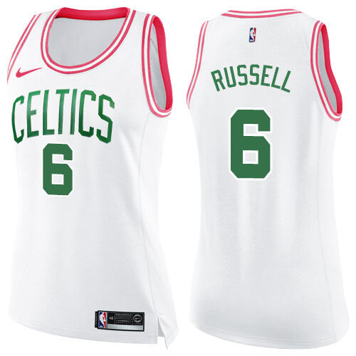 CEL Bill Russell #6 Performance 2024 Icon NBA Swingman Jersey White