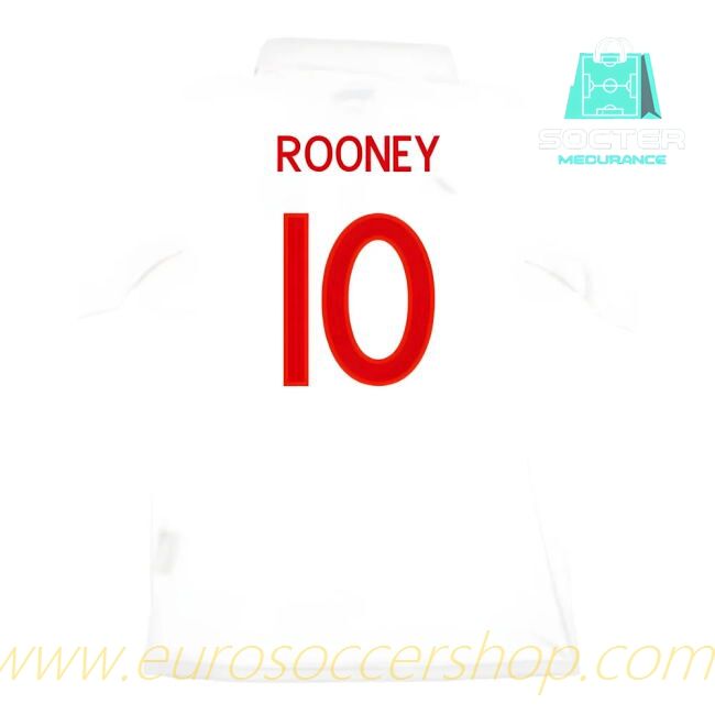International England Home Football Shirt (ROONEY 10)