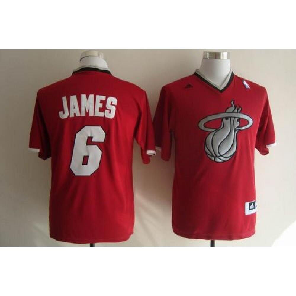 Fan Favorite Budget-Friendly Men's Heat #6 LeBron Red Basketball Jersey