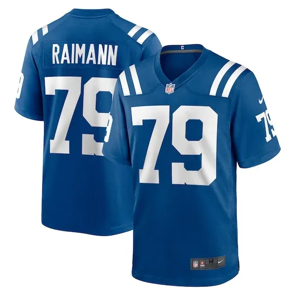 None Bernhard Raimann Game Jersey - Royal | NFL Player Jersey
