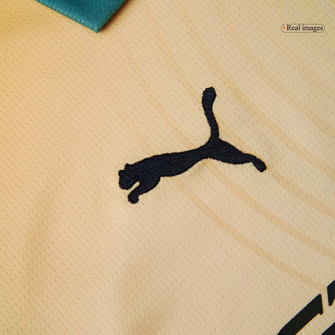 Manchester City Fourth Away Kids Soccer Jerseys Kit- Definitely City (UCL)