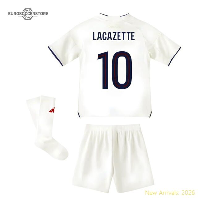 Match-Day 2025-2026 Olympique Lyon Home Mini Kit (Lacazette 10)