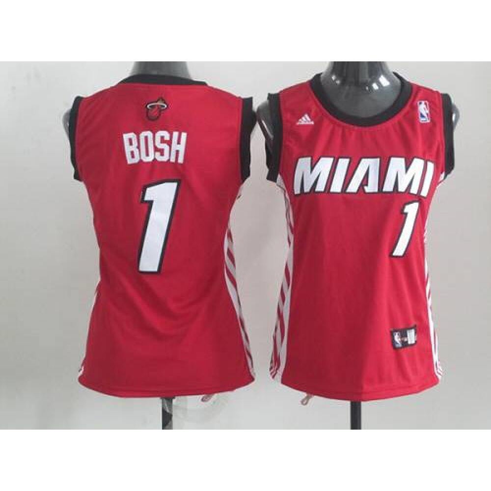 Fan Favorite Collector's Item Men's Heat #1 Chris Red Basketball Jersey