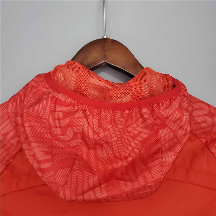 AC Milan 21-22 Red Jacket Windbreaker - Official Replica 9064