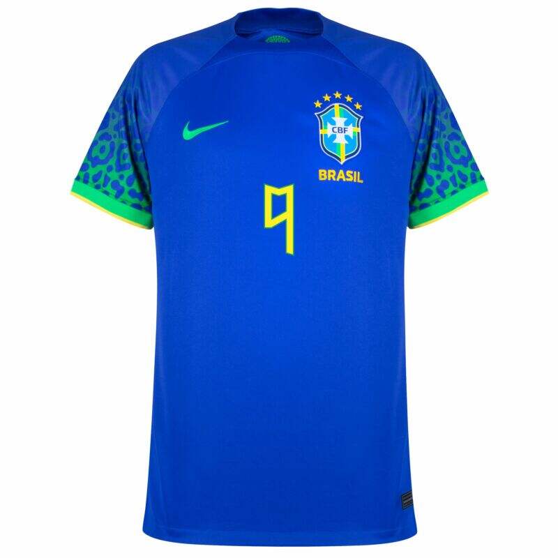 BRAZIL Fan Edition AWAY WORLD CUP JERSEY 2022 G.JESUS