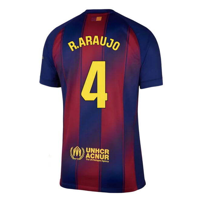 2025-2026 Home Shirt by Barcelona (Unisex