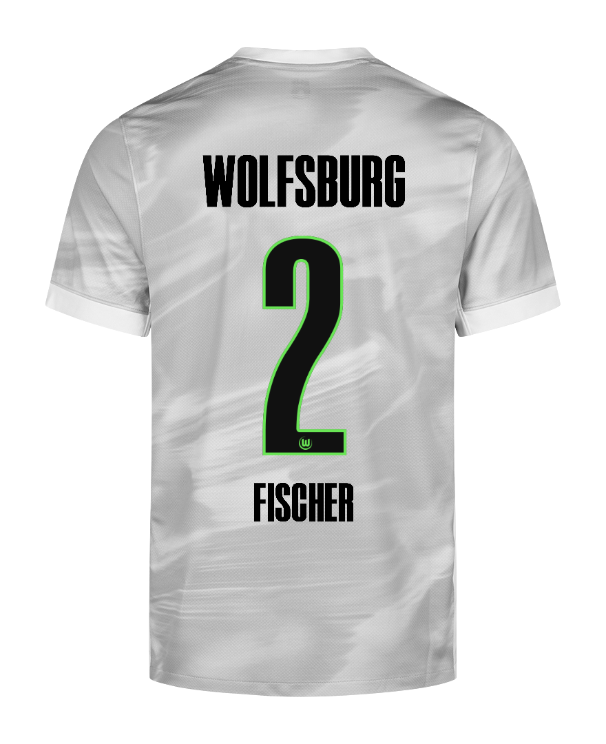 Wolfsburg's 25-26 Away FISCHER 2 Football Jersey