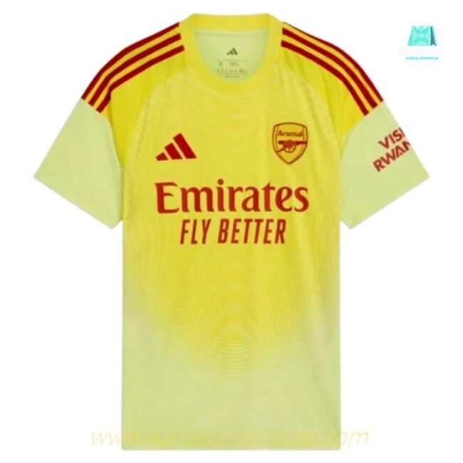 2025-2026 Arsenal Home Goalkeeper Shirt (Yellow) (Neto 32)