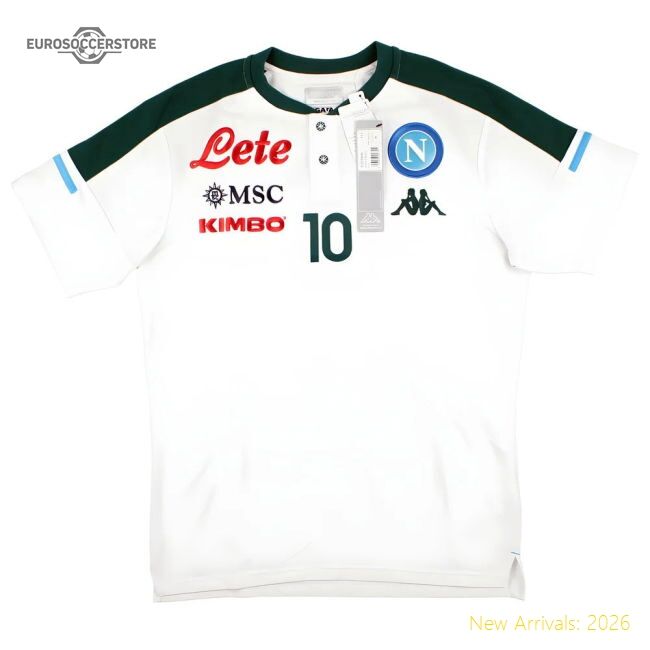 Trending Napoli 2020-21 Kappa Training Shirt #10 (M) (Excellent)