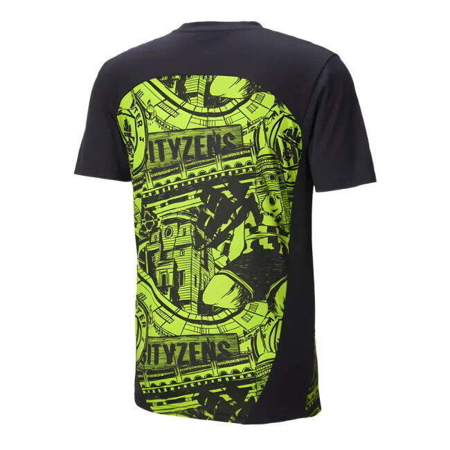 Official Licensed Dedicated Football Man City Pre Match Shirt Yell...