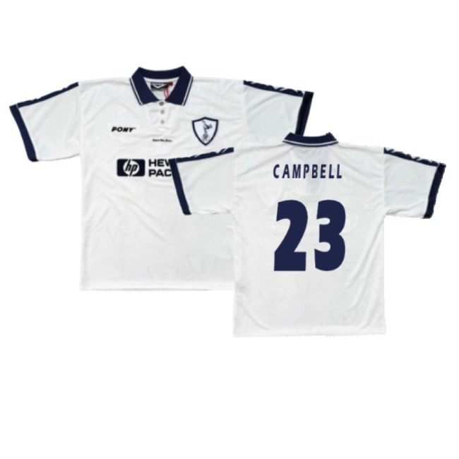 Classic Spurs 1995-1997 Tottenham Home Pony Shirt (Campbell 23) for...