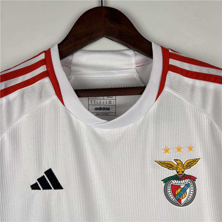 Benfica 2324 Third White Soccer Jersey Football Shirt - Official