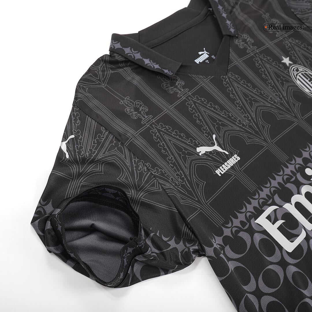 AC Milan X Pleasures Fourth Away  Soccer Jersey 2023/24 Authentic Kit