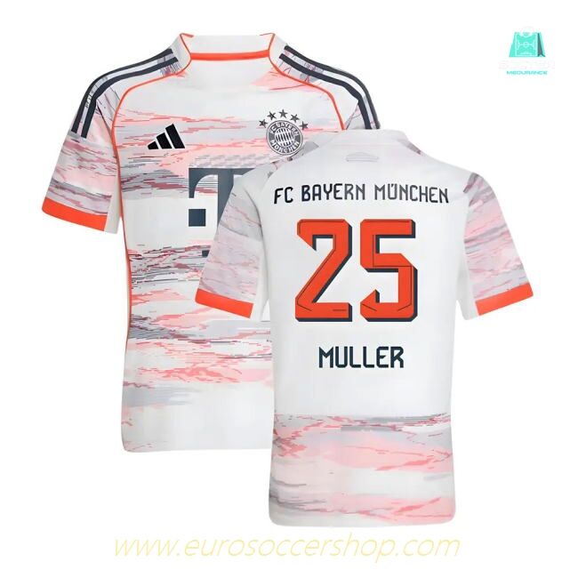 2025-2026 Bayern Munich Away Shirt (Kids) (Muller 25)