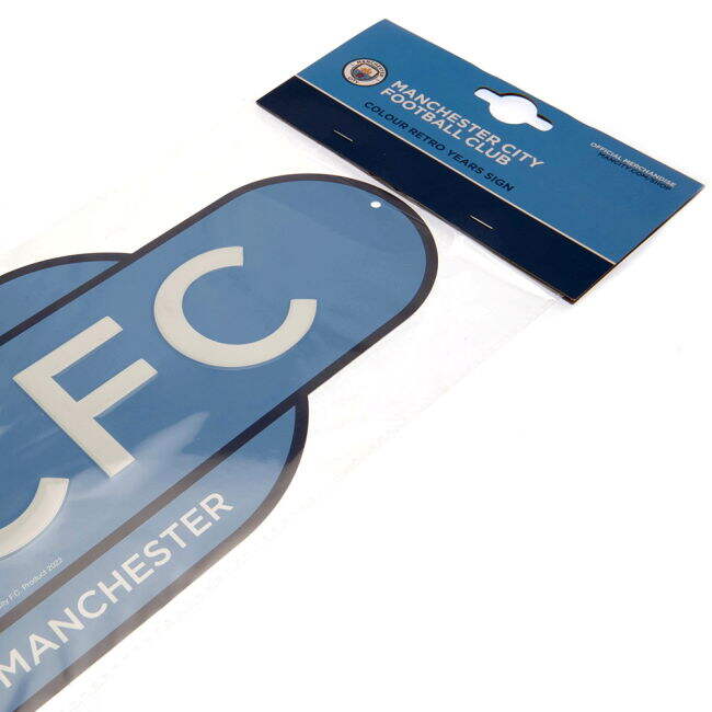 Women's Manchester City FC Colour Retro Sign