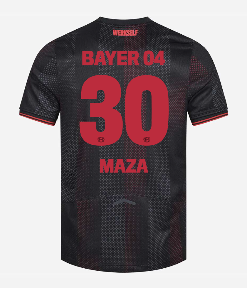 Bayer 04 Leverkusen Home MAZA 30 Football Jersey 25-26 Season