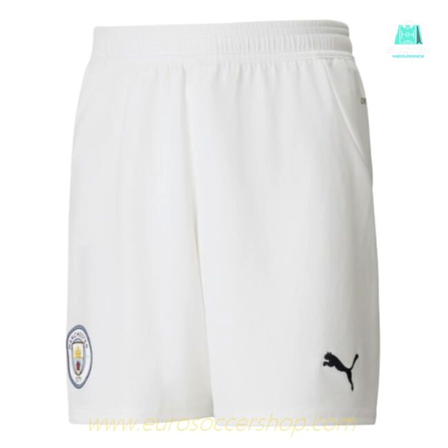 2024-2025 Man City Home Shorts (White) - Kids