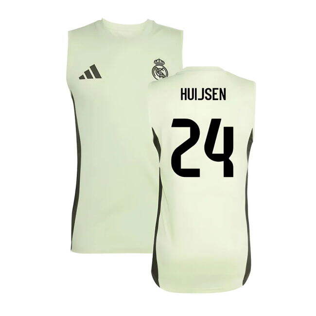 2025-2026 Real Madrid Performance Football Shirt (Almost Lime)