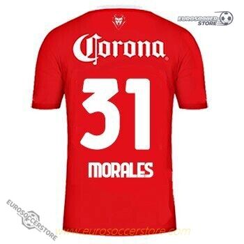 Toluca MORALES 31 Home Football Jersey for the 23-24 Season