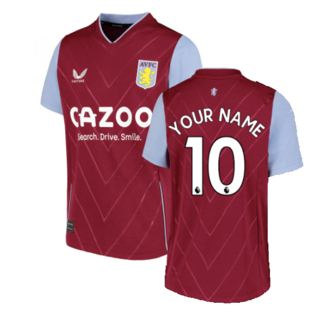 2022-20 Aston Villa Home Soccer Shirt # L M S Kids