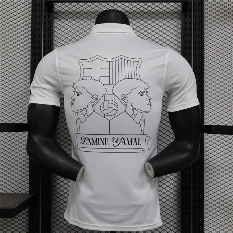 Barcelona LAMINE YAMAL 304 White Shirt - Official Replica 12423