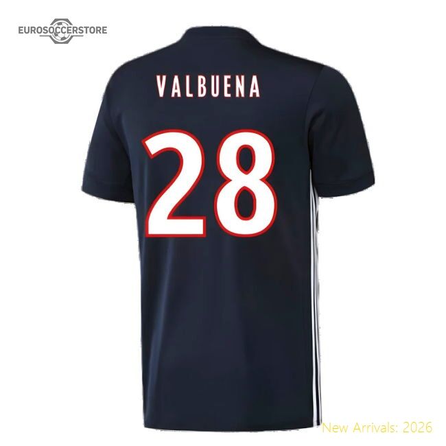 Performance Lyon 2017-18 Away Shirt ((Excellent) L) (Valbuena 28)