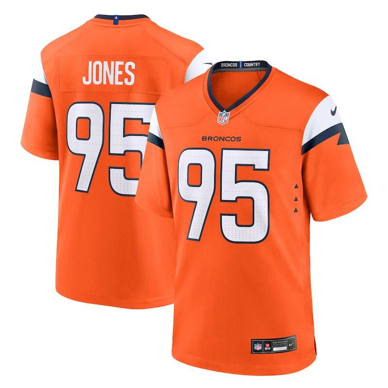 None Saivion Jones DEN Broncos Premium-Quality Replica Jersey