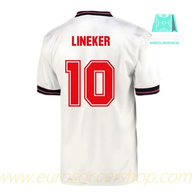 Three Lions Home Football Shirt Player Version (LINEKER 10)