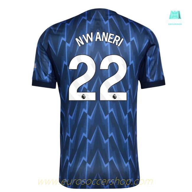 2025-2026 Arsenal Authentic Away Shirt (Nwaneri 22)