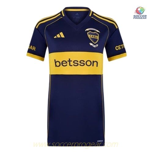 Boca Junior Home Team Soccer Football Shirt 2025/26 Collection Women