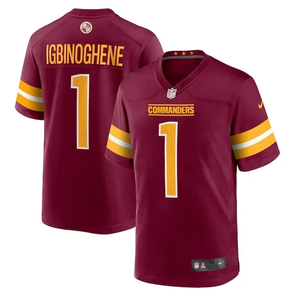 None Game NFL Jersey - Burgundy | Performance Football Apparel