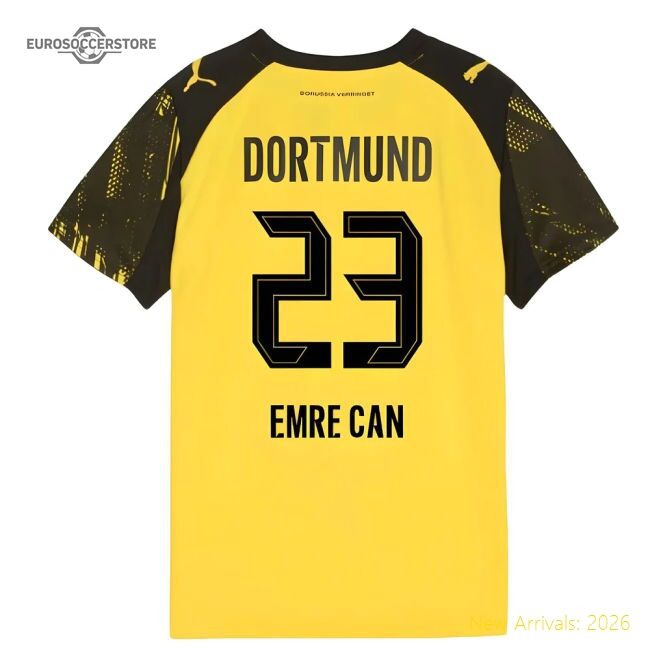 2025-2026 Borussia Dortmund Home Shirt (kids) (emre Can 23)