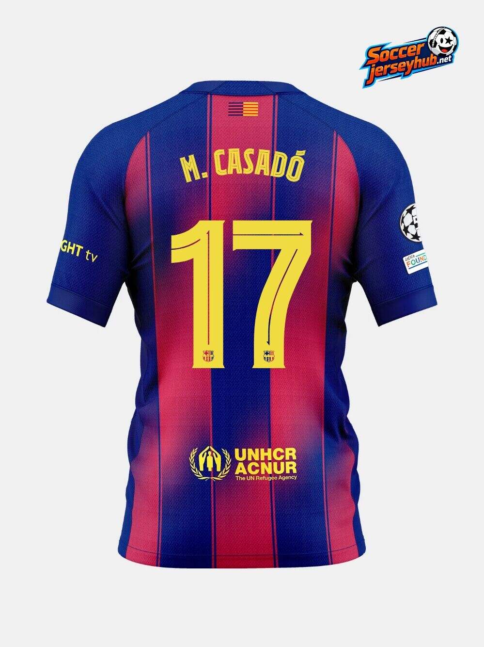 M. CASADó 17 |UCL Men's home jersey 25/26 FC Barcelona
