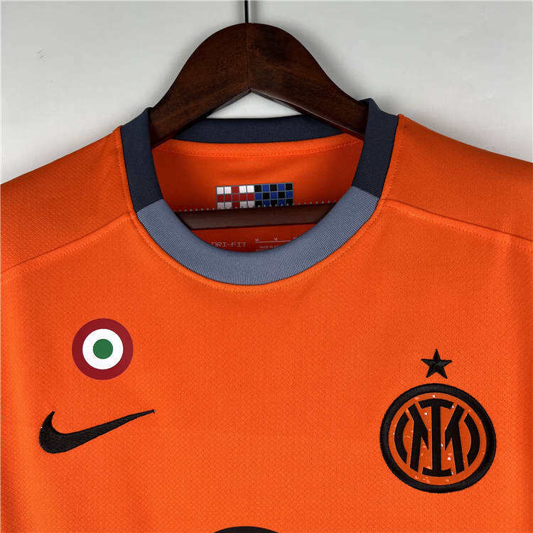 2324 Inter Milan Third Orange Soccer Jersey Football Shirt - Official