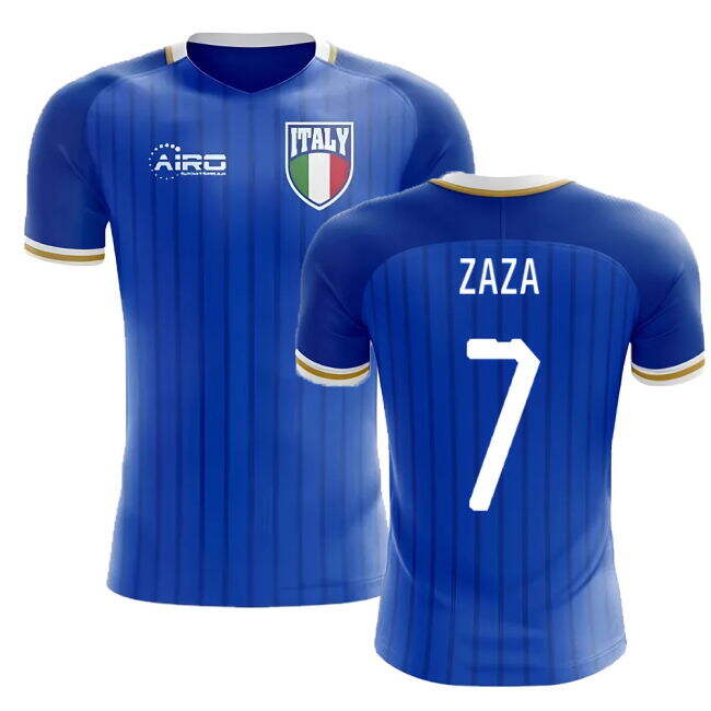 2025-2026 Italy Home Concept Football Shirt (Zaza 7) Official