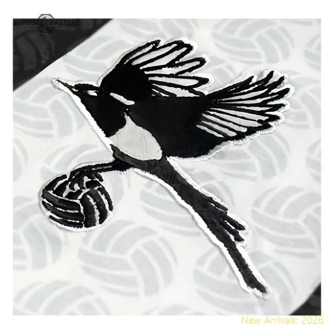 Authentic Newcastle The Magpie Ball Shapes Retro Shirt - Premium