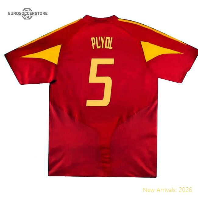 Official 2004-2005 Spain Home Jersey - High-Quality Construction Fan