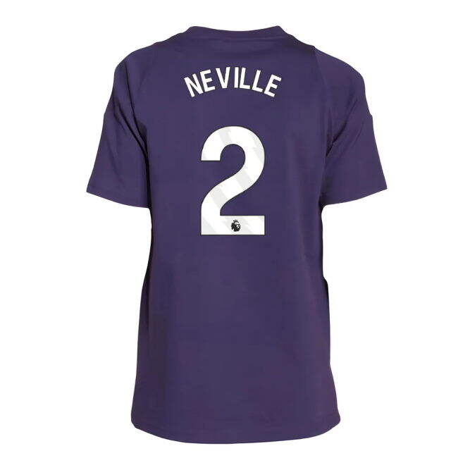 2025-2026 Man Utd Training Tee (Aurora Plum) - Kids (Neville 2) (Fa...