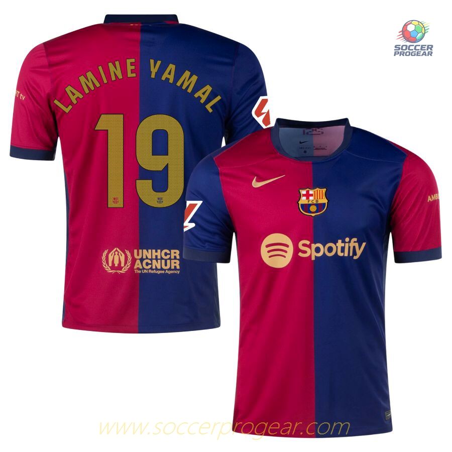 Barca Soccer Jersey 2024/25 Collection Home Children Lamine Yamal