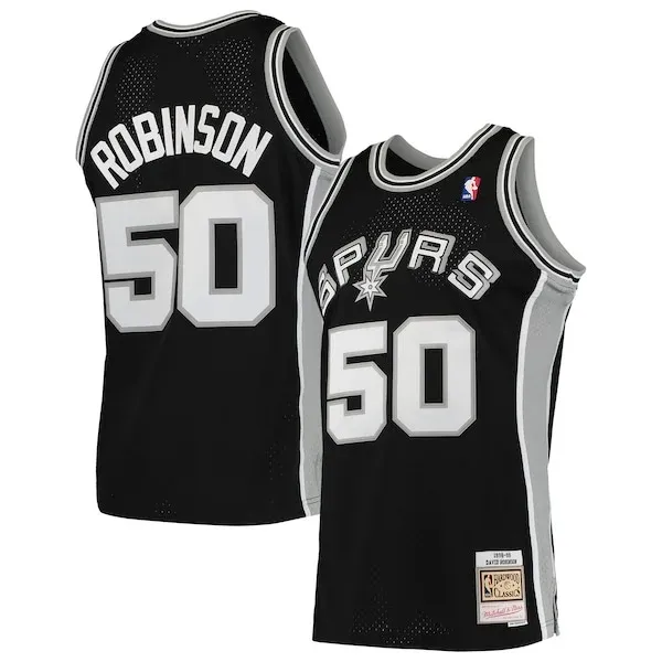 David Robinson SAS Swingman Jersey - trendy Basketball - Black