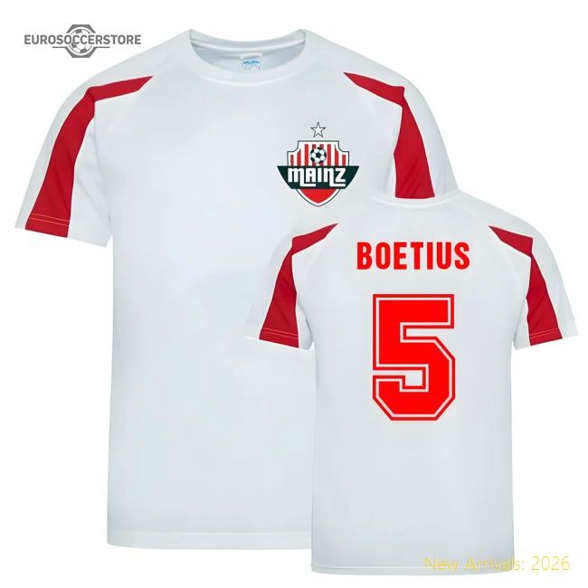 Top-grade Jean-paul Boetius Mainz Sports Training Match Jersey (white)