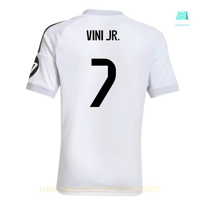 2025-2026 Real Madrid Home Shirt (Kids) (Vini Jr. 7)