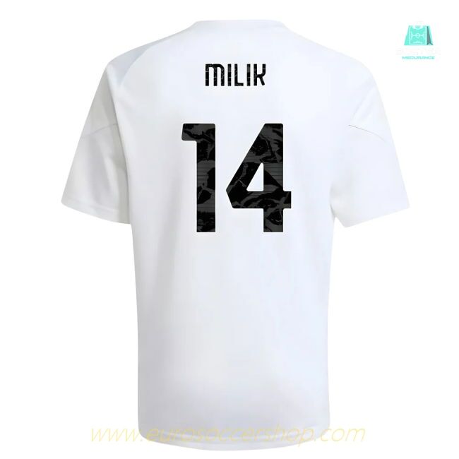 2025-2026 Juventus Training Shirt (White) - Kids (Milik 14)
