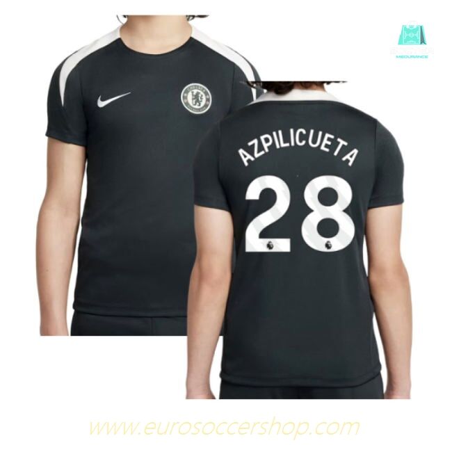 2025-2026 Chelsea Strike Training Shirt (Green) - Kids (Azpilicueta 28)