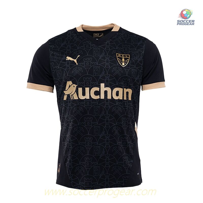 RC Lens Sainte Barbe Black Team Jersey 2024/25 Collection