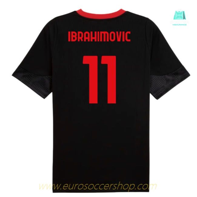 2025-2026 AC Milan Training Jersey (Black) (Ibrahimovic 11)