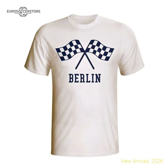 Outstanding Hertha Berlin Waving Flags T-shirt (white) - Match Quality