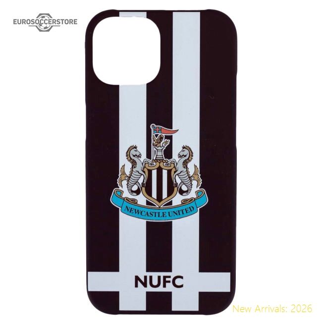 Premium Newcastle United Fc Iphone 15 Striped Hard Case - Premium