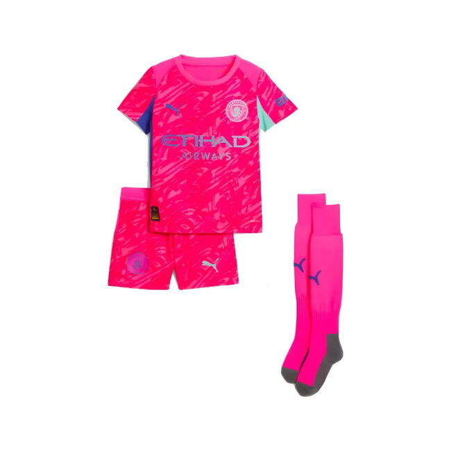 2025-2026 Home Kit by Man City Goalkeeper Mini (Unisex