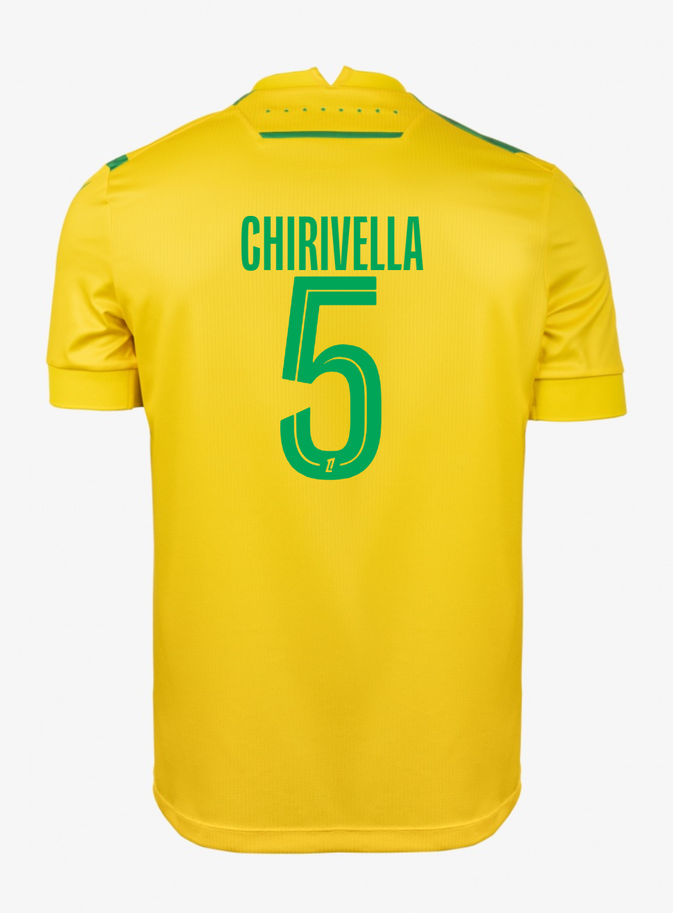 FC Nantes 24-25 Season Home Jersey with CHIRIVELLA 5 Printing
